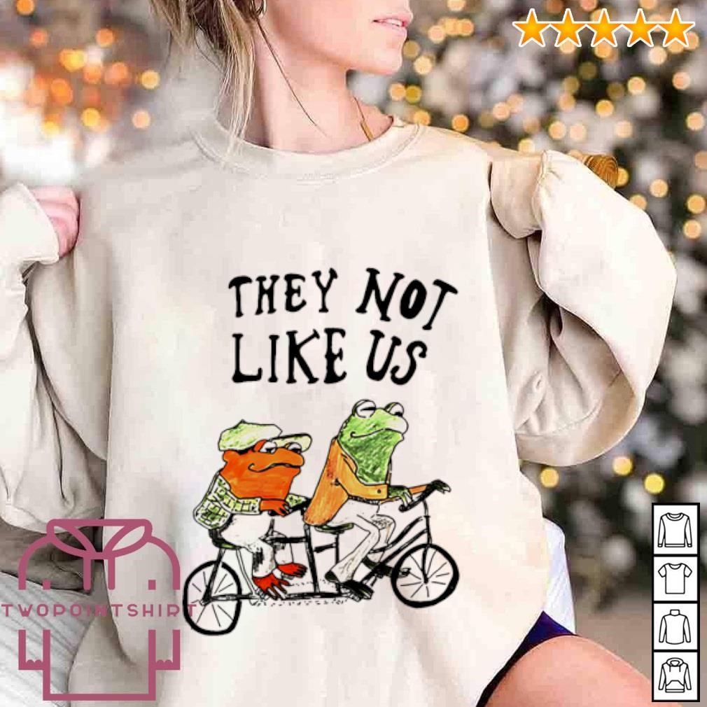 Awesome They not like us Frog shirt