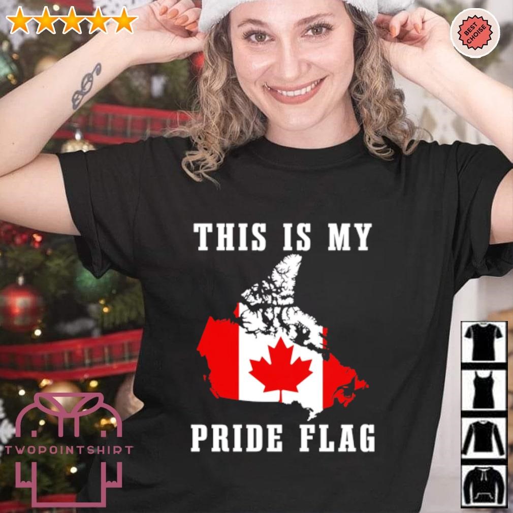 Official This is my pride flag Canada shirt