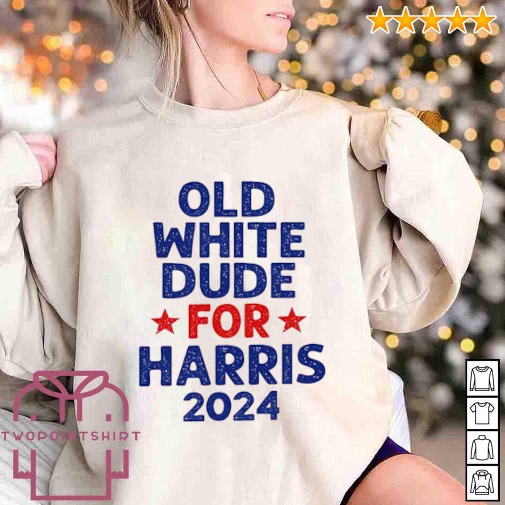 Top Old white dude for Kamala 2024 shirt