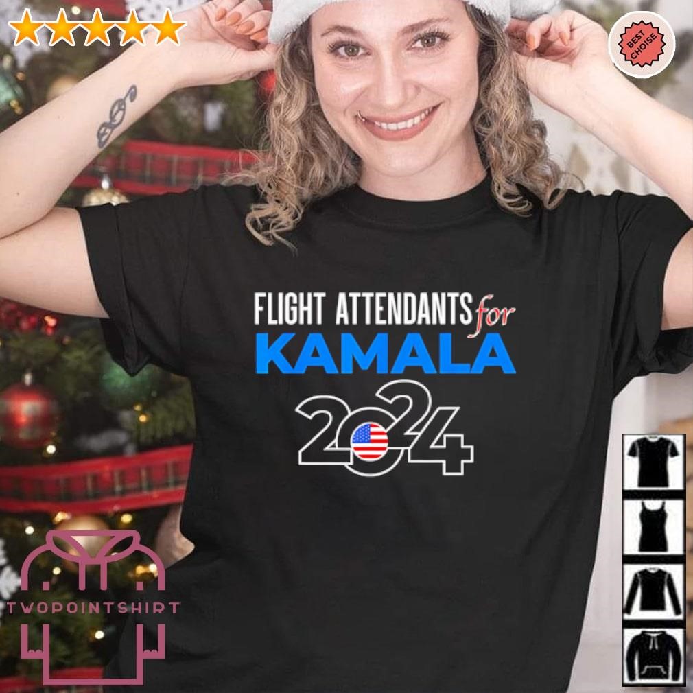 Awesome Flight Attendants for Kamala 2024 shirt