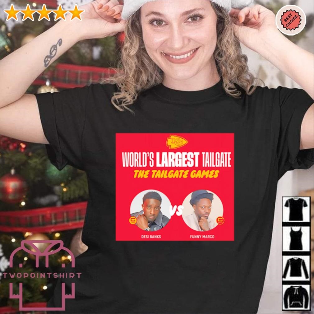 Awesome World’s Largest Tailgate Desi Banks Funny Marco shirt