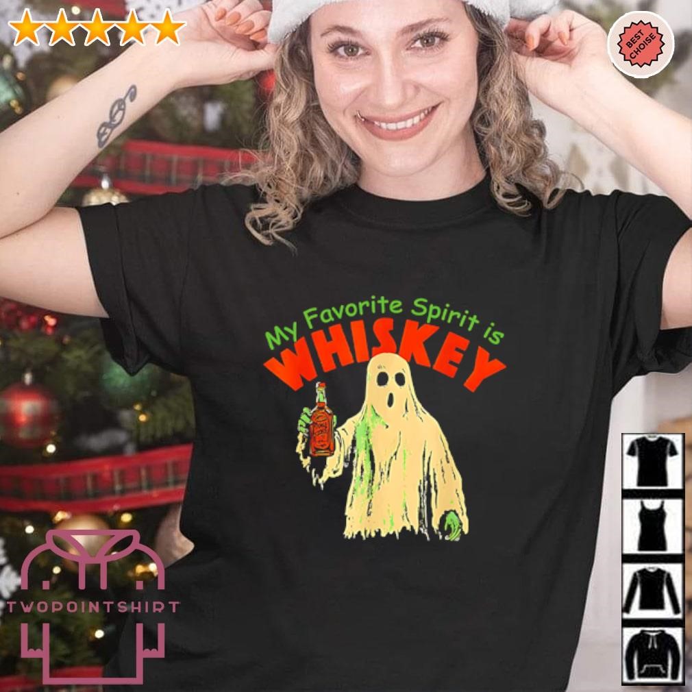 Official My favorite spirit is Whiskey Ghost shirt