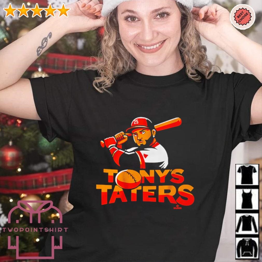 Original Santander Tony Taters MLBPA Baseball shirt