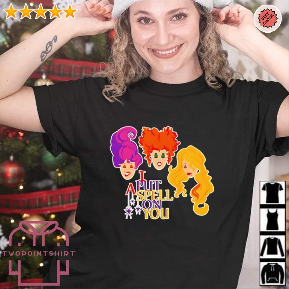 Awesome Halloween Ghost Hocus Pocus I put a spell on you shirt