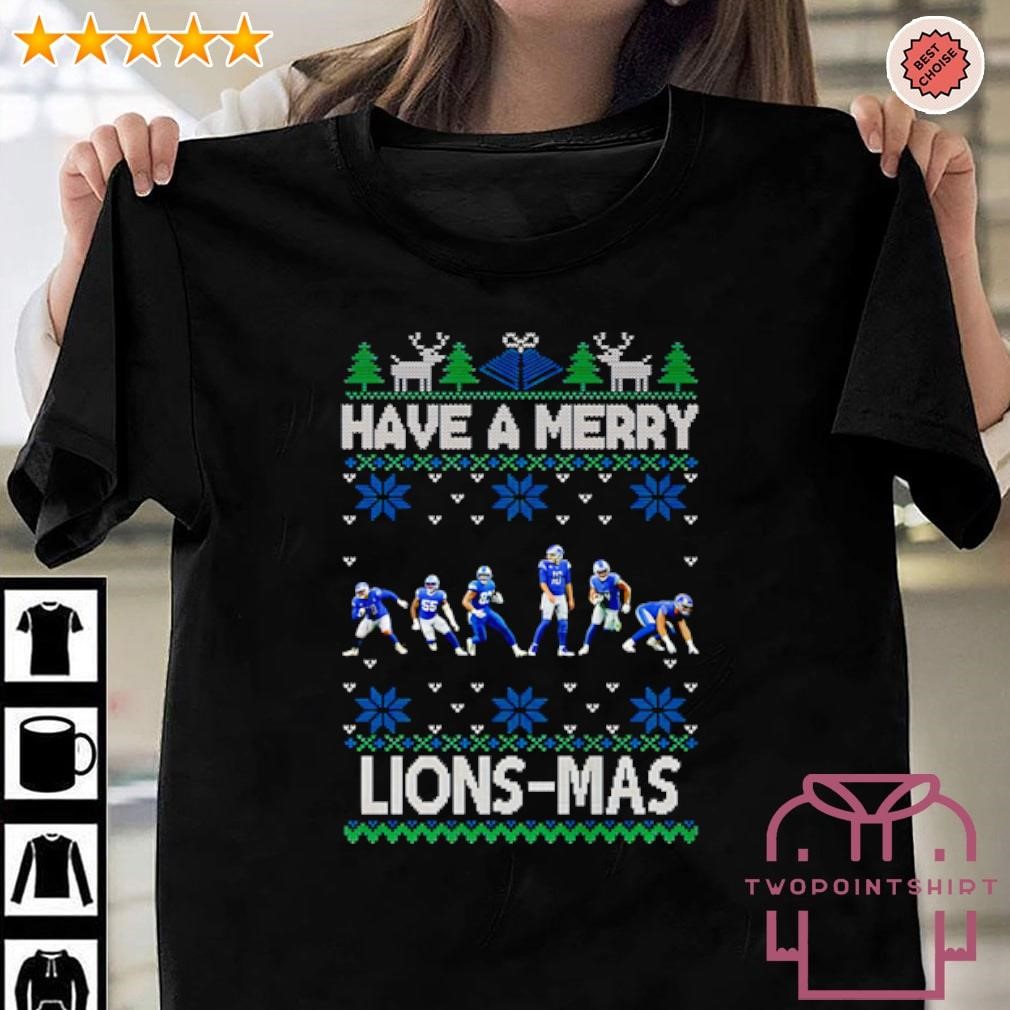 Official Have a Merry Lions-mas Christmas Detroit Lions shirt