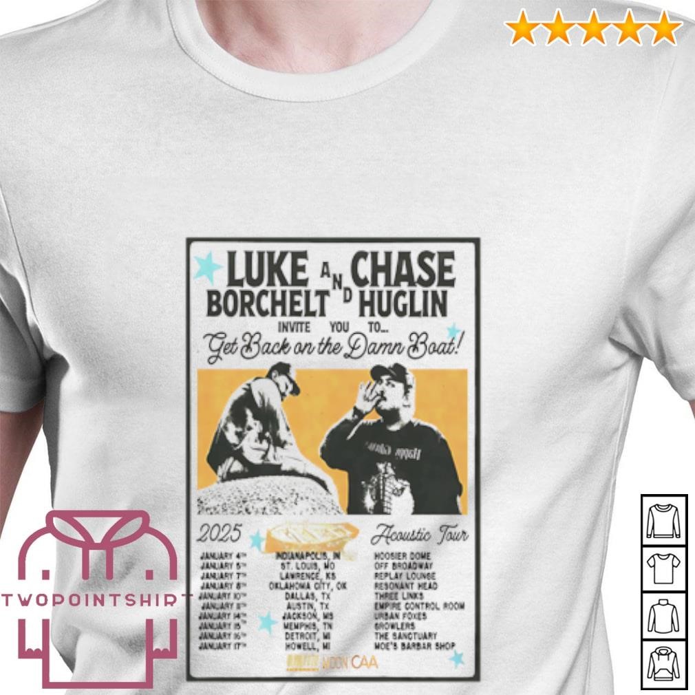 Official Luke Borchelt and Chase Huglin Acoustic Tour 2025 shirt