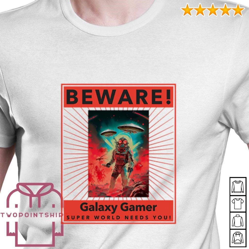 Original Galaxy Gamer gaming is my universe super world needs you shirt